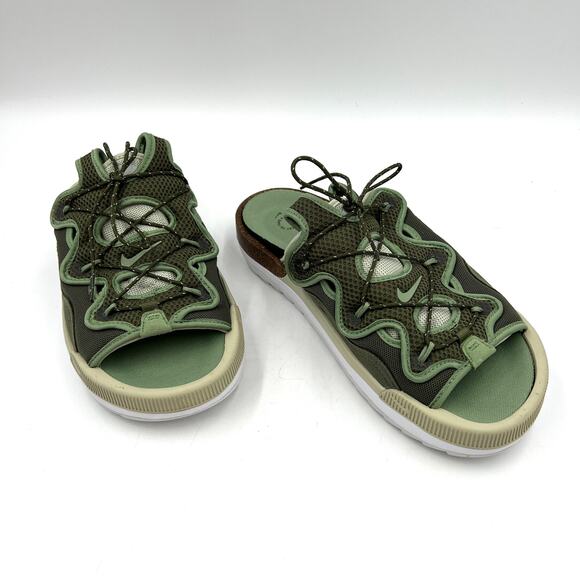 Nike Offline Slides Sandals Mens Sporty Green CZ0332-200 - Picture 11 of 12